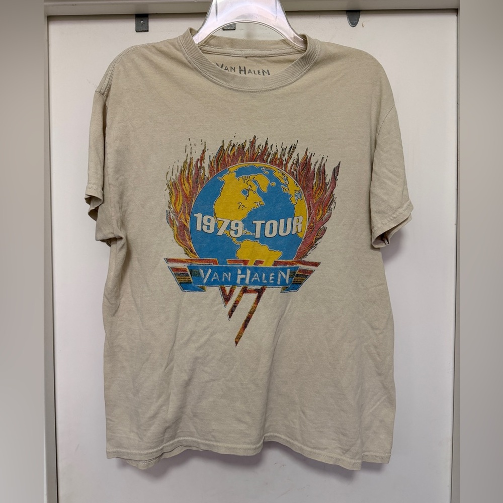 Van Halen 1979 World Tour Tshirt - size M - band music